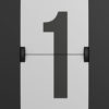Flip Black Scoreboard Number. 3d Illustration Flip Black Scoreboard Number. 3d Illustration